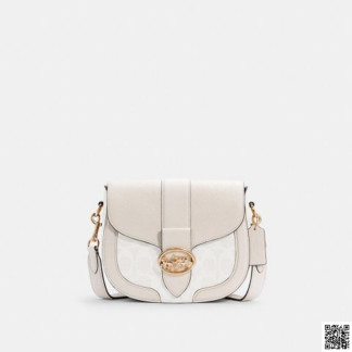 美國🇺🇸a輸入正品 Coach Georgie 老花馬鞍包