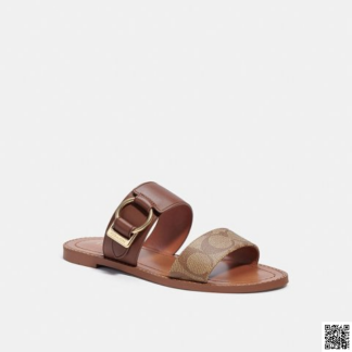 美國🇺🇸a輸入正品 Coach Hallie 涼鞋