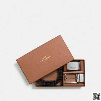 美國🇺🇸a輸入正品 Coach Mod Plaque Harness 腰帶禮盒