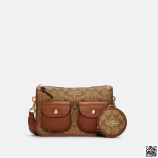美國🇺🇸a輸入正品 Coach Pennie 二閤一斜挎包