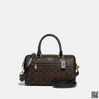 美國🇺🇸a輸入正品 Coach Rowan 老花酒桶包
