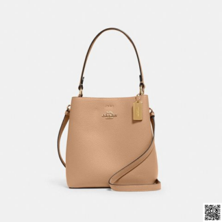 美國🇺🇸a輸入正品 Coach Small Town 奶茶色水桶包