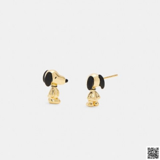 美國🇺🇸a輸入正品 Coach X Peanuts Snoopy 耳釘