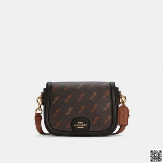 美國🇺🇸a輸入正品 Coach 馬鞍包 Celine老花風