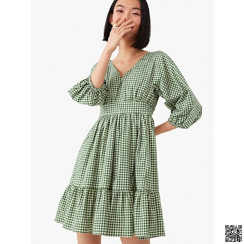 美國🇺🇸a輸入正品 Kate Spade 格紋連衣裙