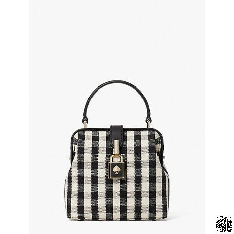 美國🇺🇸a輸入正品 Kate Spade 格紋鎖扣包