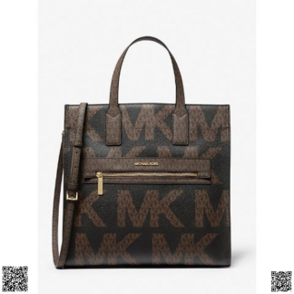 美國🇺🇸輸入正品 Michael Kors Kenly 老花大號托特包