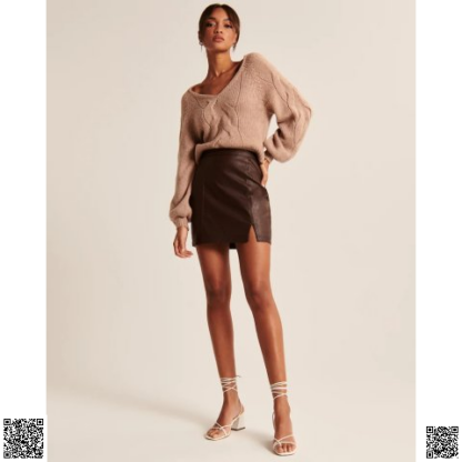 美國🇺🇸輸入正品 Abercrombie & Fitch 小皮裙