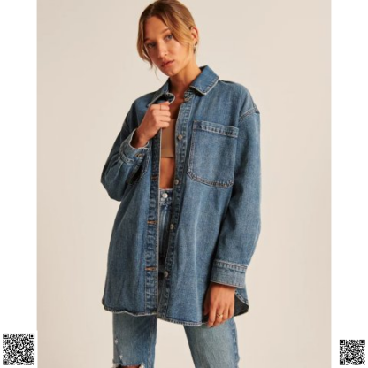 美國代購正品 Abercrombie & Fitch 牛仔外套