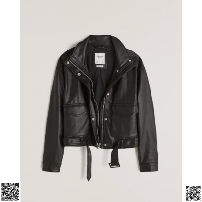 美國🇺🇸輸入正品 Abercrombie & Fitch 皮衣外套