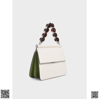 美國🇺🇸輸入正品 Charles & Keith 拼色風琴包