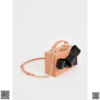 美國代購正品 Charles & Keith 蝴蝶結盒子包