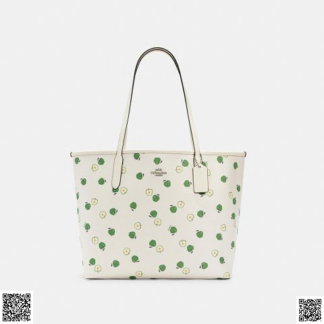 美國🇺🇸輸入正品 Coach City 蘋果印花托特包