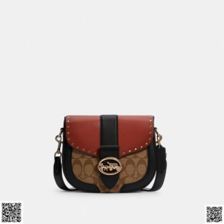 美國🇺🇸輸入正品 Coach Georgie 老花馬鞍包