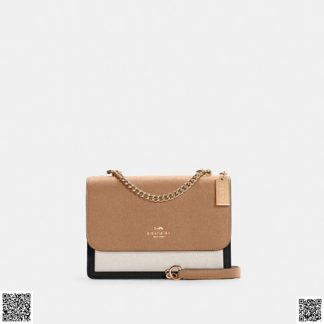 美國🇺🇸輸入正品 Coach Klare 拼色翻蓋包