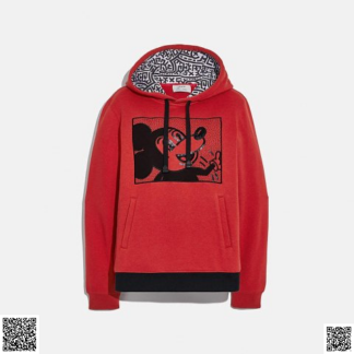 美國🇺🇸輸入正品 Coach Mickey Mouse X Keith Haring 連帽衛