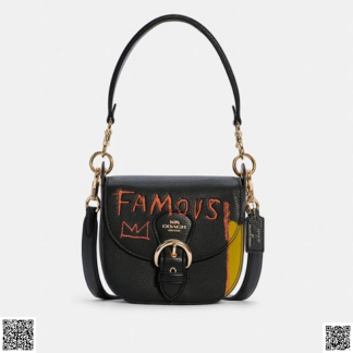 美國代購正品 Coach X Jean-Michel Basquiat Kleo 單肩包