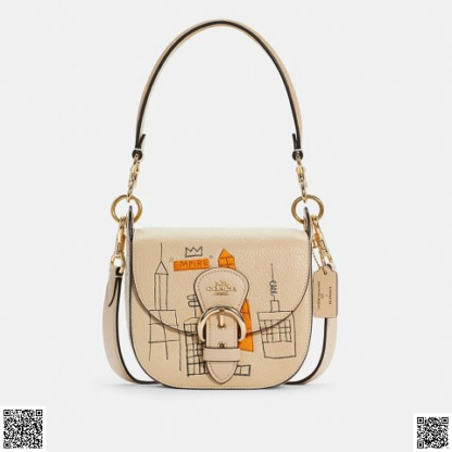美國代購正品 Coach X Jean-Michel Basquiat Kleo 單肩包