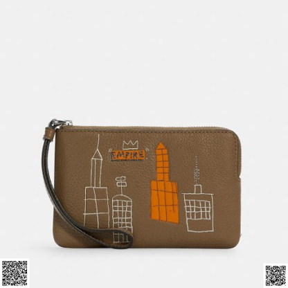 美國代購正品 Coach X Jean-Michel Basquiat 手拿包