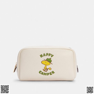 美國🇺🇸輸入正品 Coach X Peanuts 小號化妝包