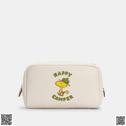 美國🇺🇸輸入正品 Coach X Peanuts 小號化妝包