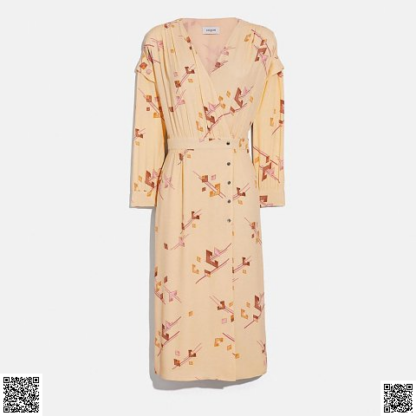美國🇺🇸輸入正品 Coach 印花裹身裙
