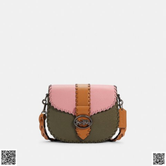 美國🇺🇸輸入正品 Coach 馬車扣拼色馬鞍包