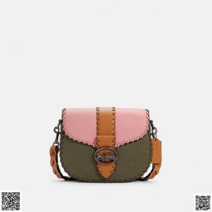 美國🇺🇸輸入正品 Coach 馬車扣拼色馬鞍包