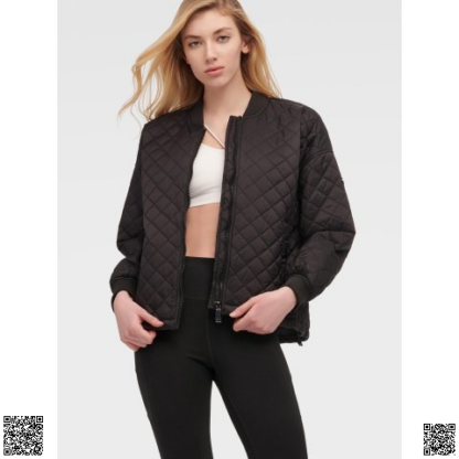 美國代購正品 DKNY 絎縫飛行員夾剋