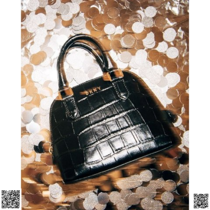 美國代購正品 DKNY 鰐魚壓紋貝殼包