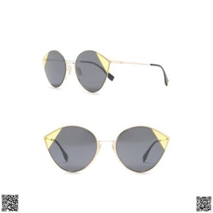 美國🇺🇸輸入正品 Fendi 60mm Cat Eye 墨鏡