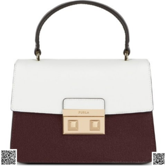 美國🇺🇸輸入正品 Furla mini 拼色手提包
