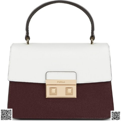 美國🇺🇸輸入正品 Furla mini 拼色手提包