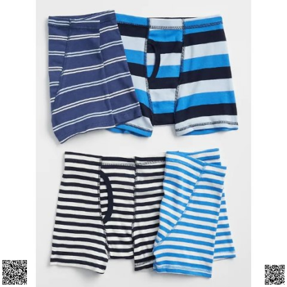 美國🇺🇸輸入正品 Gap 兒童、大童內褲4條