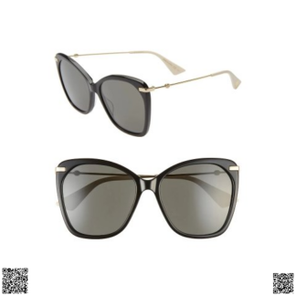 美國🇺🇸輸入正品 Gucci 56mm Butterfly 墨鏡