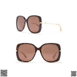 美國🇺🇸輸入正品 Gucci 57mm Butterfly 墨鏡
