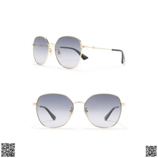 美國🇺🇸輸入正品 Gucci 59mm Modified 圓框墨鏡