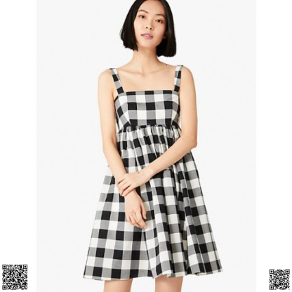 美國🇺🇸輸入正品 Kate Spade 格紋吊帶連衣裙
