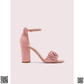 美國🇺🇸輸入正品 Kate Spade 褶皺高跟涼鞋