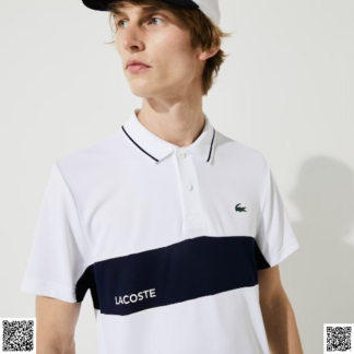 美國代購正品 Lacoste 拼色透氣Polo衫