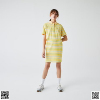 美國代購正品 Lacoste 條紋Polo裙