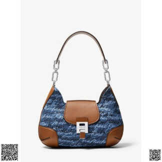 美國🇺🇸輸入正品 Michael Kors Bancroft 復古丹寜拼皮腋