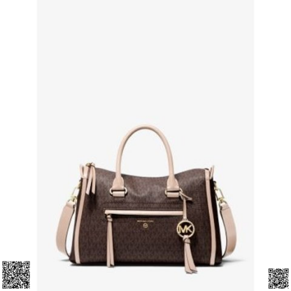 美國🇺🇸輸入正品 Michael Kors Carine 老花手提包 中號