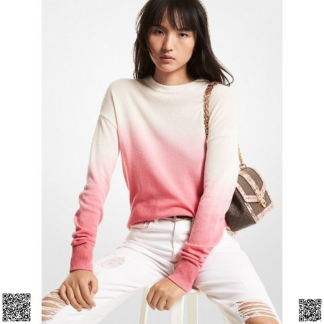 美國🇺🇸輸入正品 Michael Kors 漸變粉羊絨毛衣
