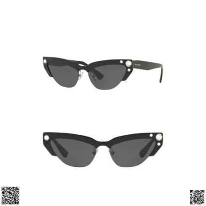 美國🇺🇸輸入正品 Miu Miu 59mm Modern 珍珠貓眼墨鏡