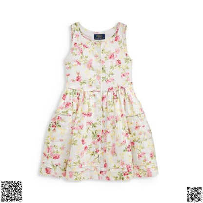 美國🇺🇸輸入正品 Ralph Lauren 女童印花連身裙，尺碼