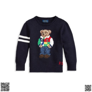 美國🇺🇸輸入正品 Ralph Lauren 小熊圖案 男童毛衣