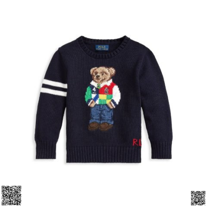 美國🇺🇸輸入正品 Ralph Lauren 小熊圖案 男童毛衣