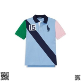 美國🇺🇸輸入正品 Ralph Lauren 男童拼色Polo衫，尺碼