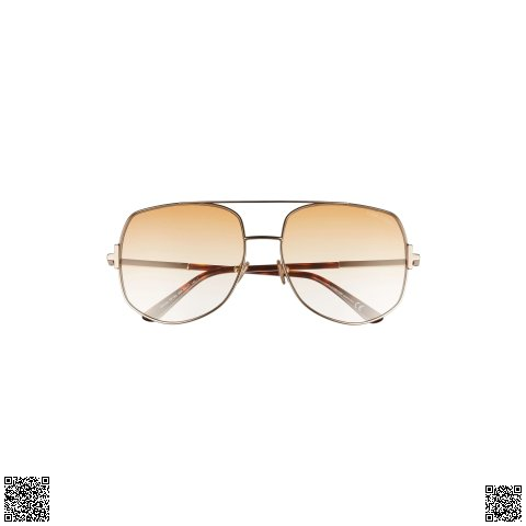 美國🇺🇸輸入正品 Tom Ford Lennox 62mm Oversize Aviator 墨